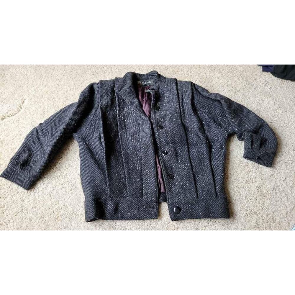 Vintage Womens 100% Lined Wool Coat SIZE  9/10‎